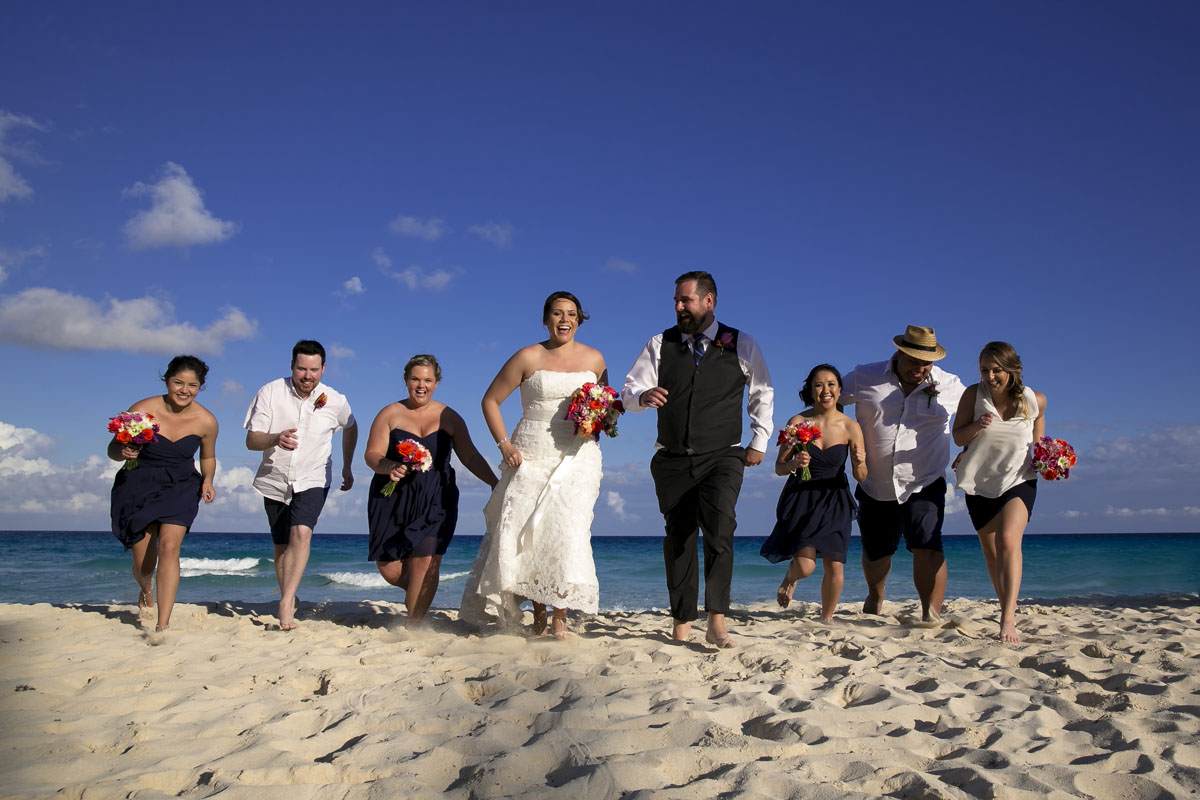 Destination wedding at Crown Paradise Club Cancun Best Photographer