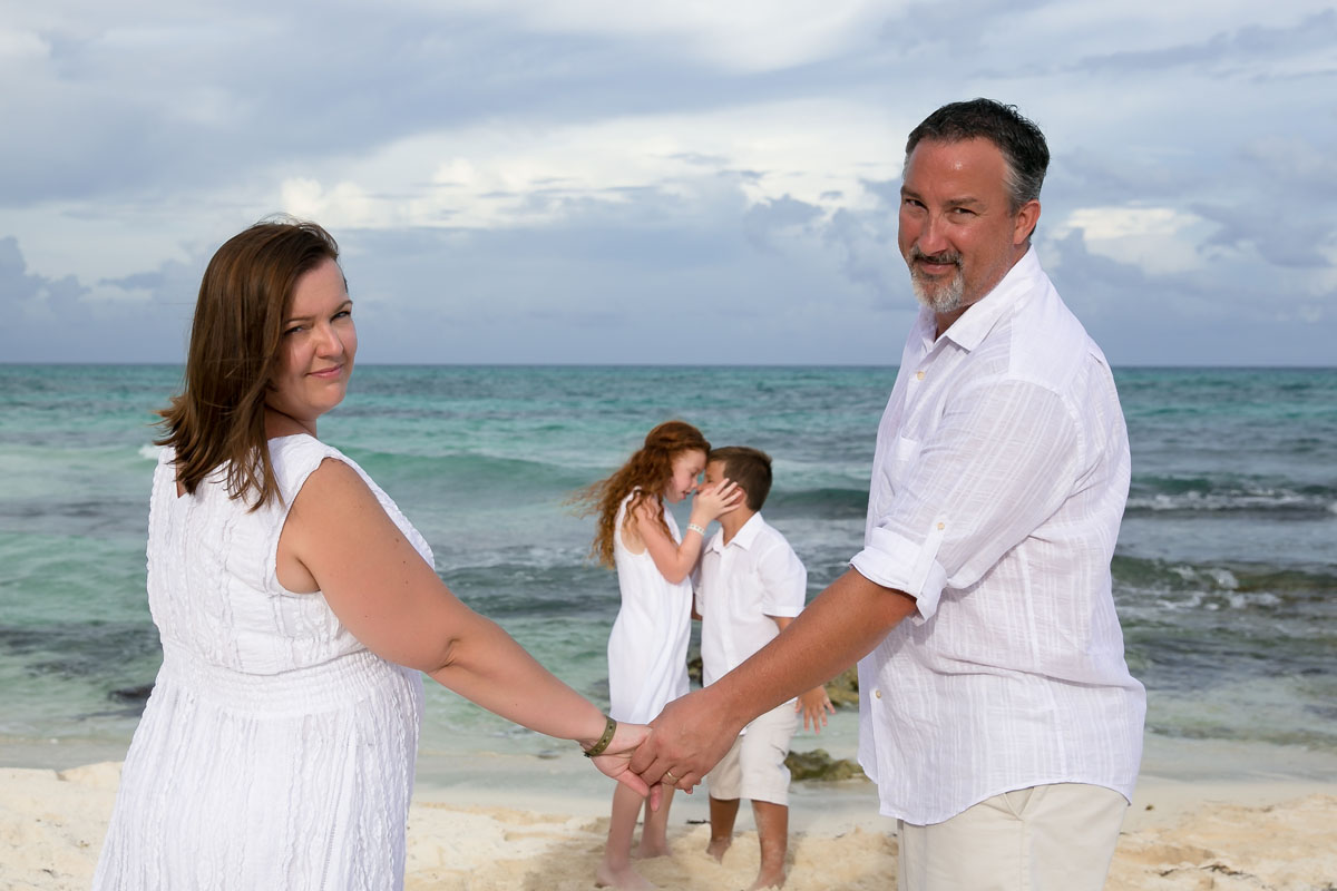 Beach Family Session at Iberostar Paraiso Maya