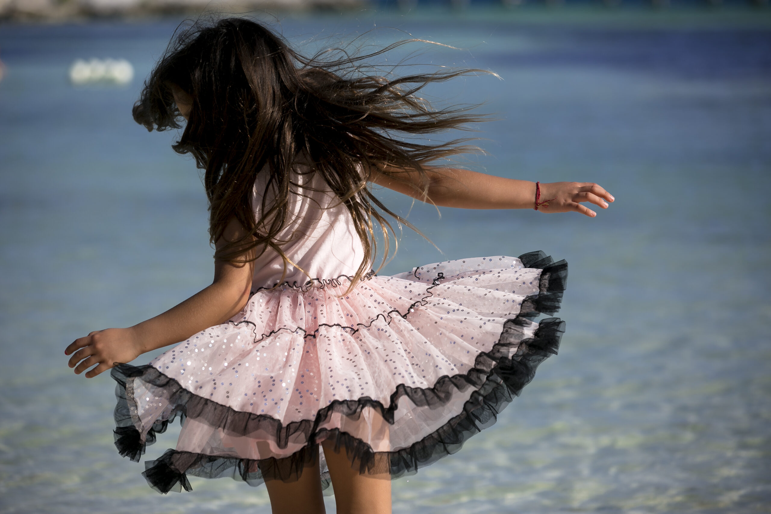 pure joy of spinning on Nizuc Cancun beach