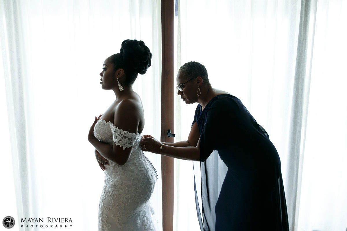 HelpingBrideAleahGettingDressed