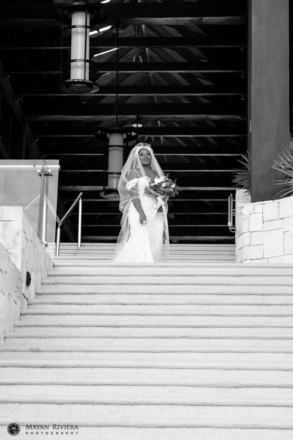 SmilingBrideAleahWalkingToCeremony