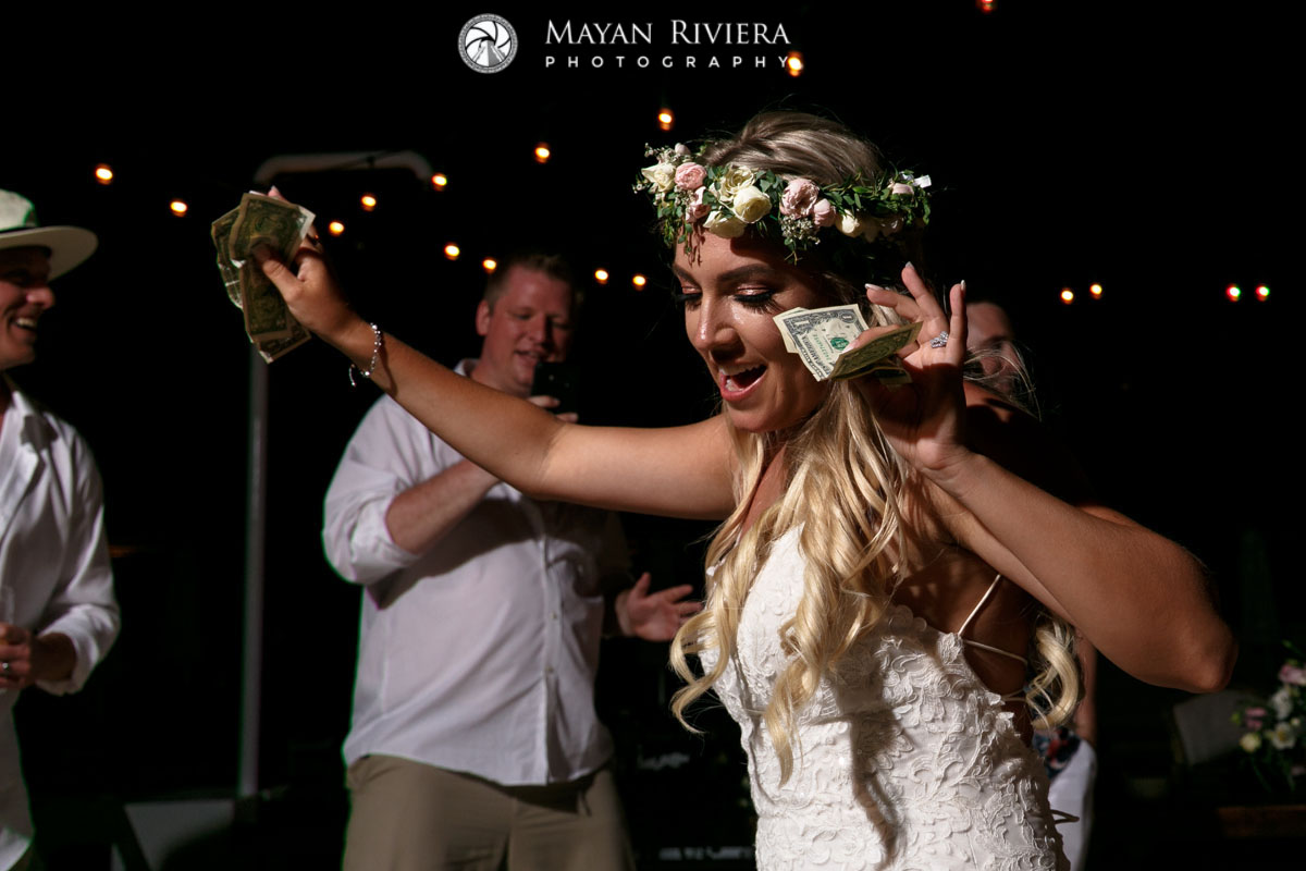 BrideDancingWithMoneyInHand