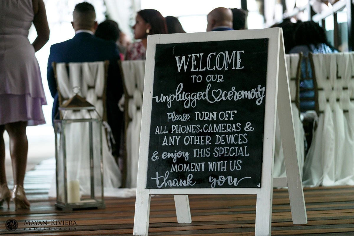 UnpluggedCeremonySign