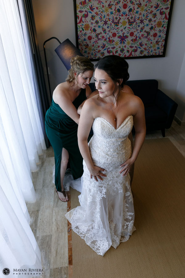 BrideGettingDressed