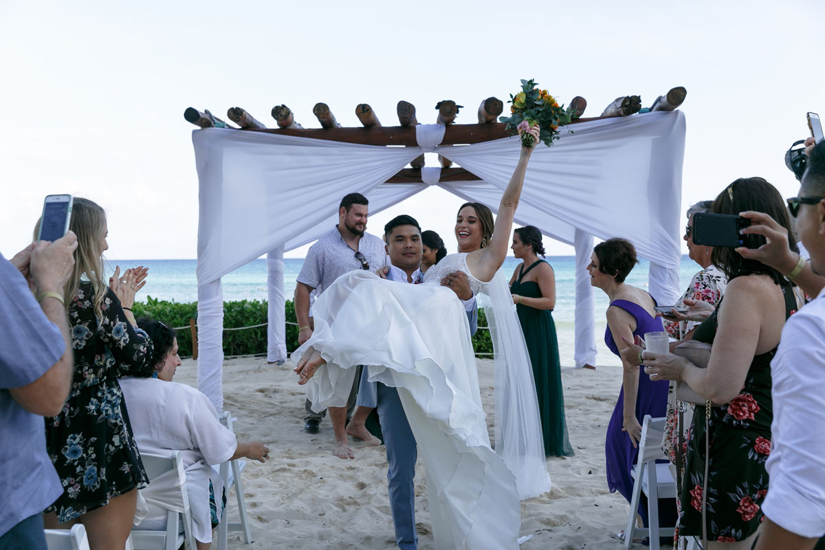 GroomLoftsCheeringBride
