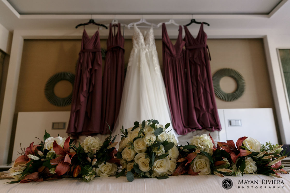 BridalPartyGownsAndRoses