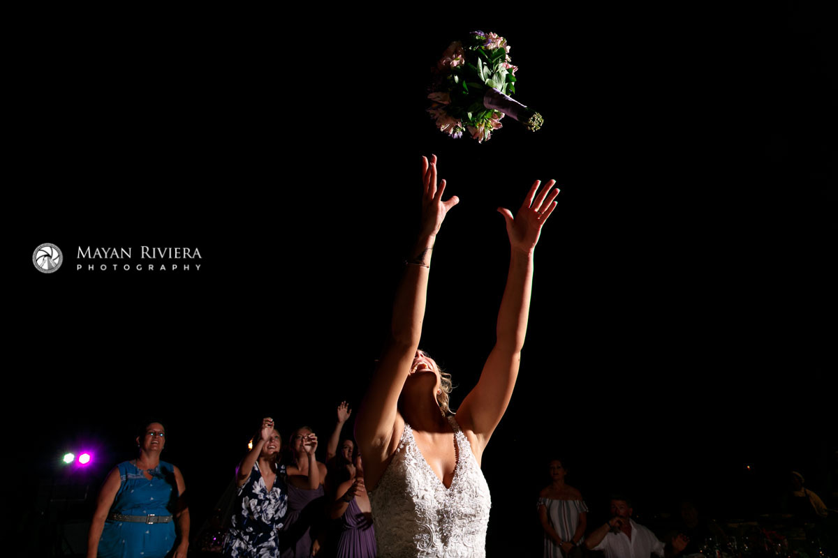 BrideTossesBouquet
