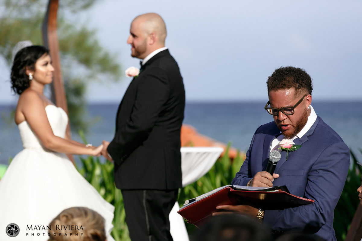 BrideAndGroomLookingAtEachOther