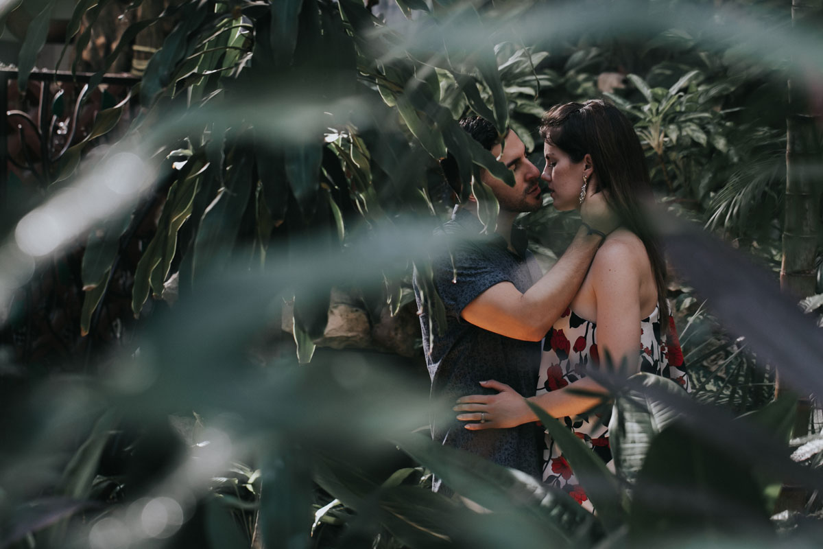 CoupleKissInJungle