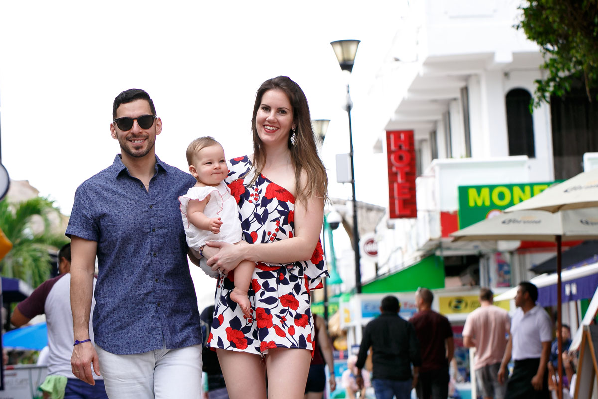 SmilingFamilyStrollsStreet