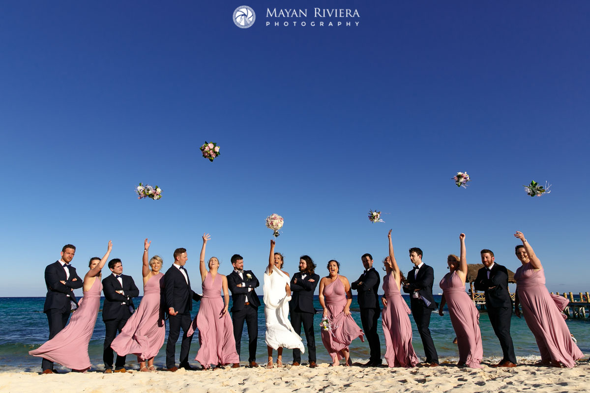 WeddingPartyTossesBouquets