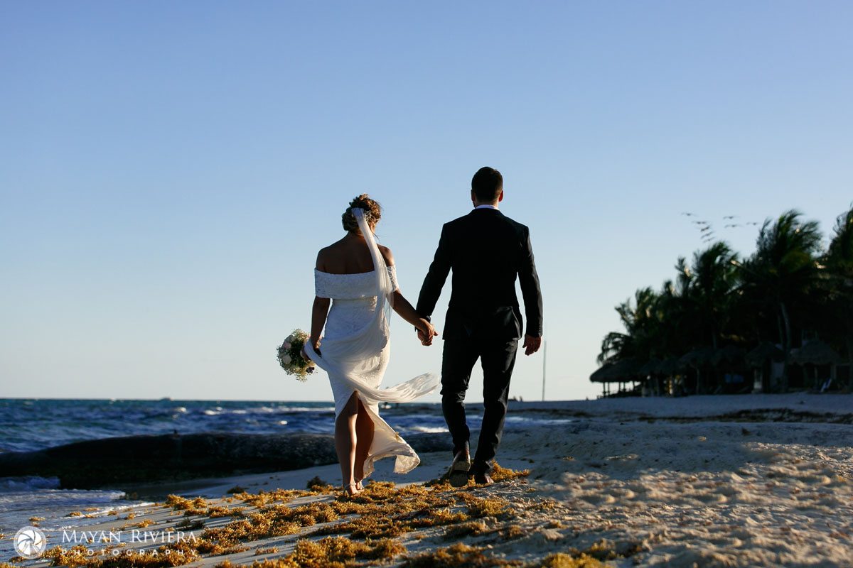 NewlywedsOnBeachwalk