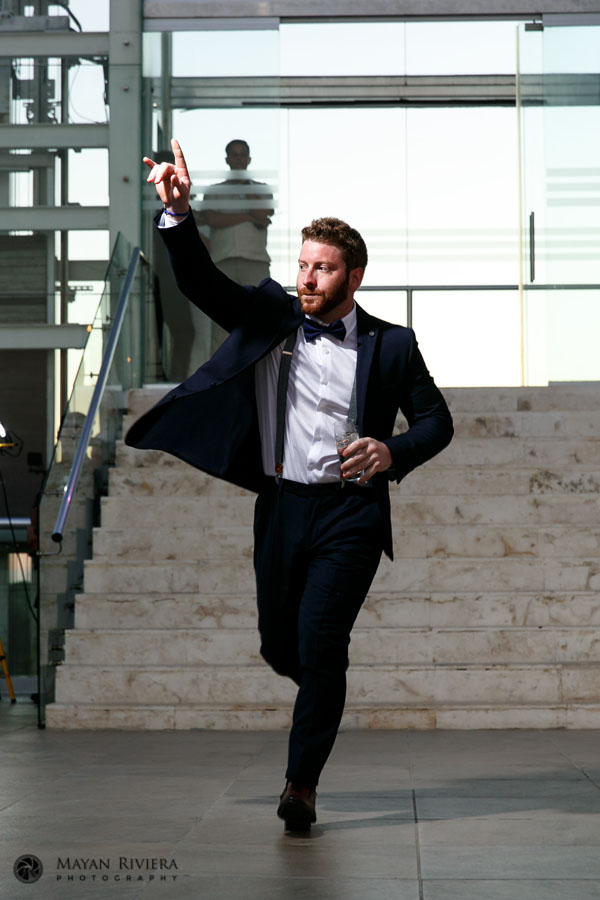 GroomsmanDancesIntoReception