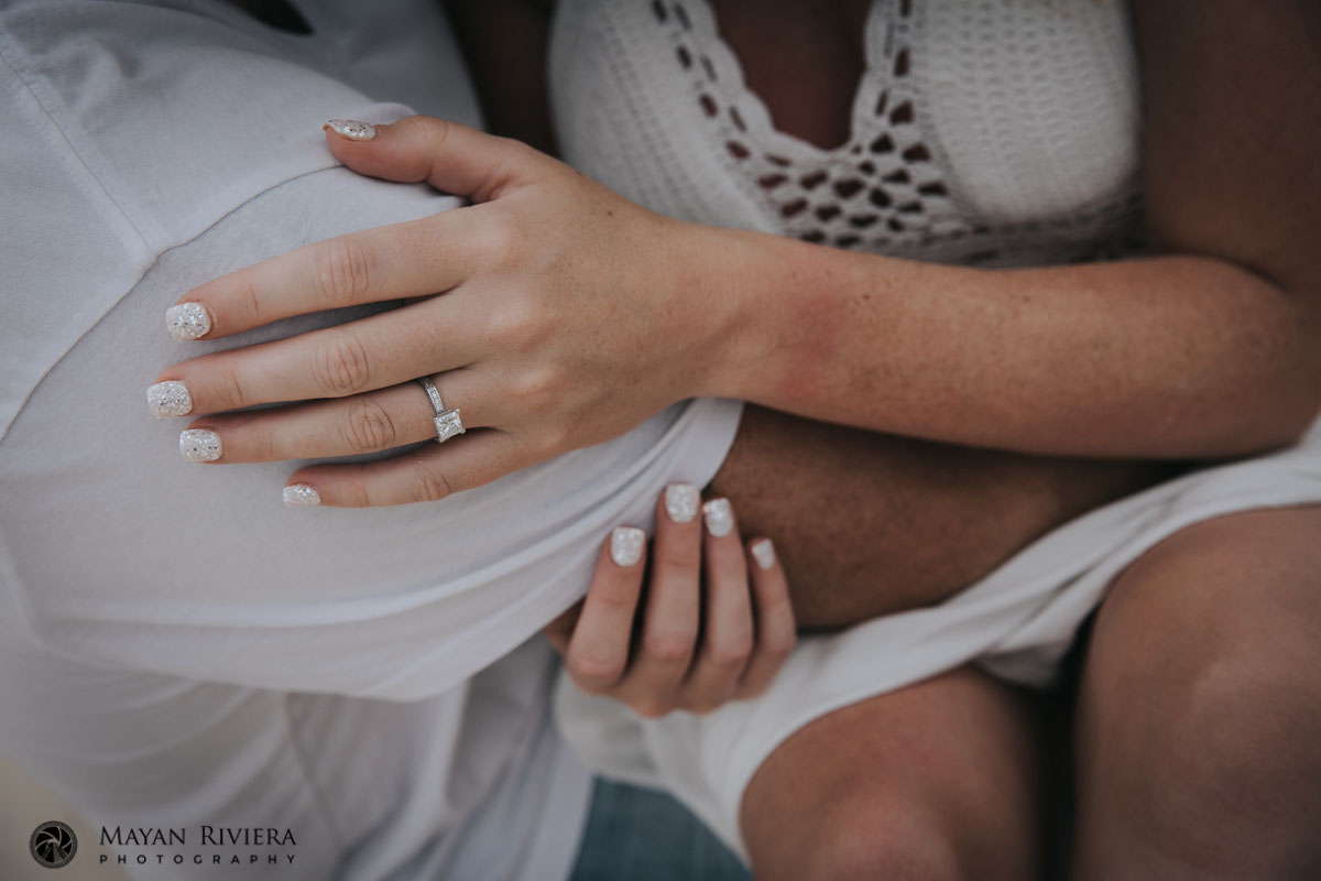 CoupleEmbracesOnBeach