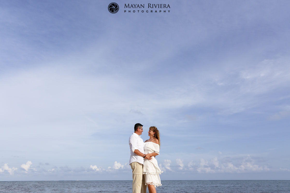 ParentsPoseTogetherOnBeach