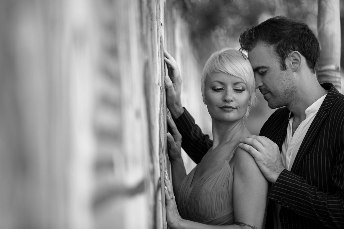 GitaAndAlanPoseAgainstWall