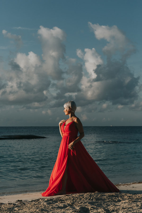 GitaOnBeachWalktAtSunrise