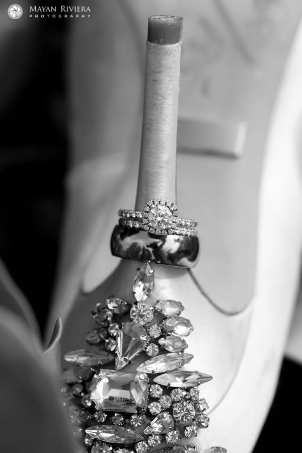 WeddingRingBlingOnBridesSparklingHeel