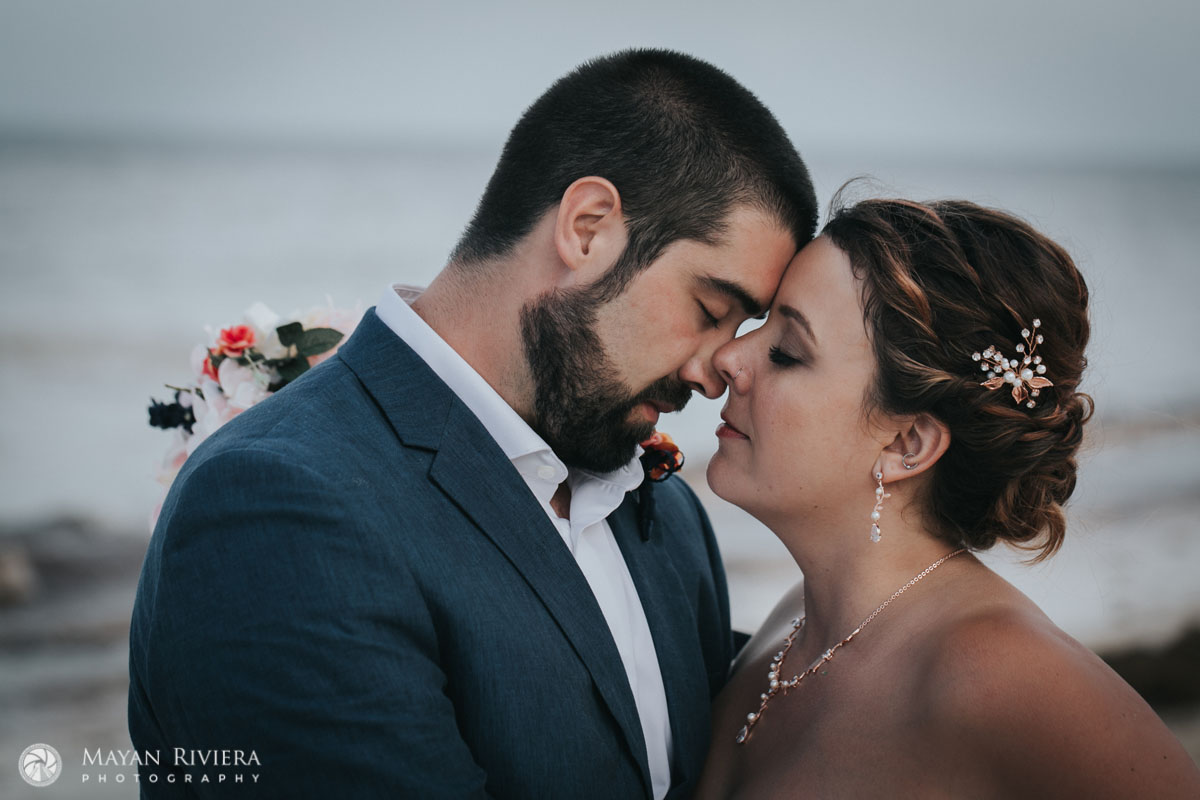 NewlywedsNuzzleTogether