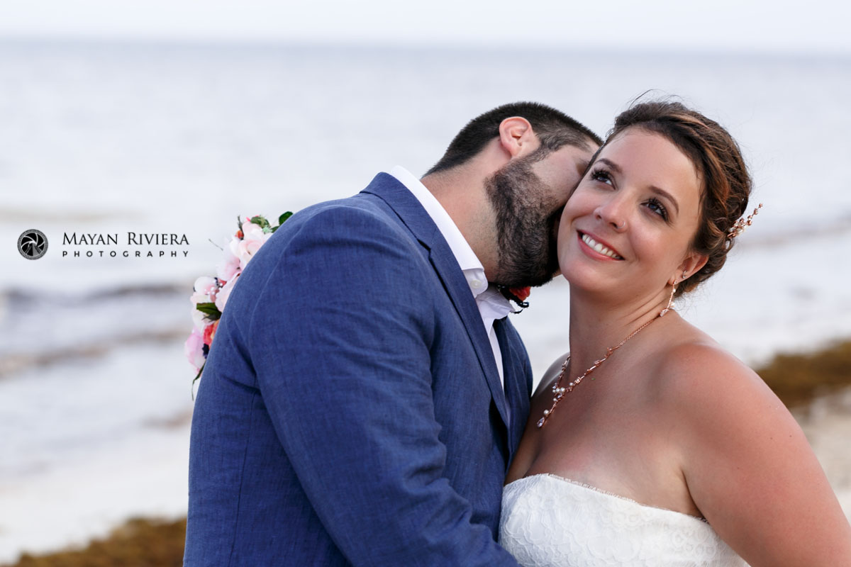 NewlywedsNuzzleTogether