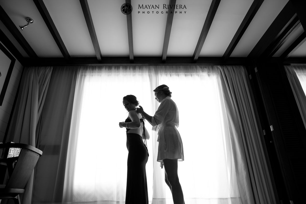 BrideHelpingBridesmaidDress