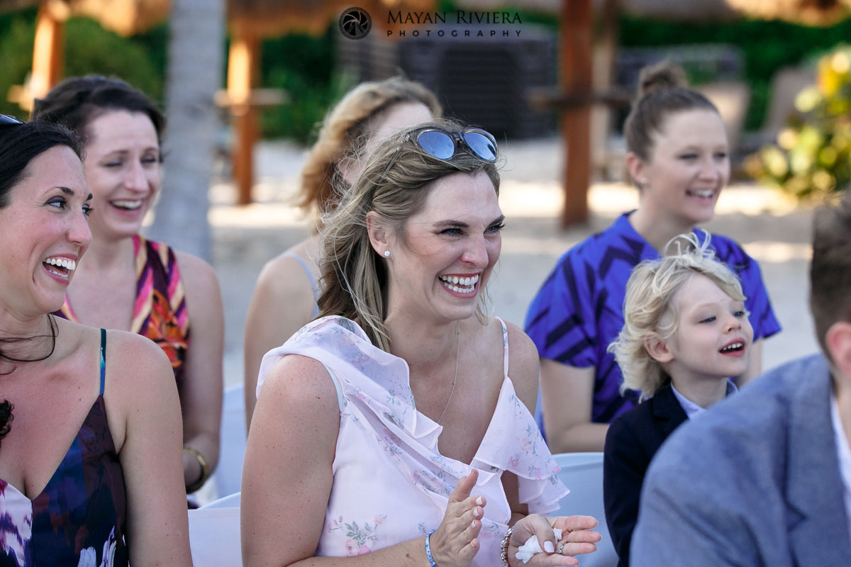 HappyWeddingGuestsLaughing