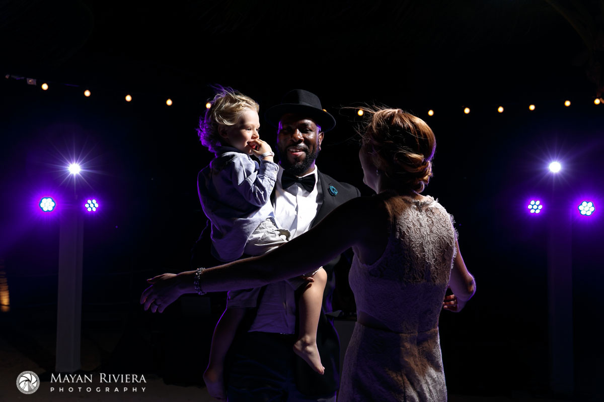NewlywedsDanceWithChild
