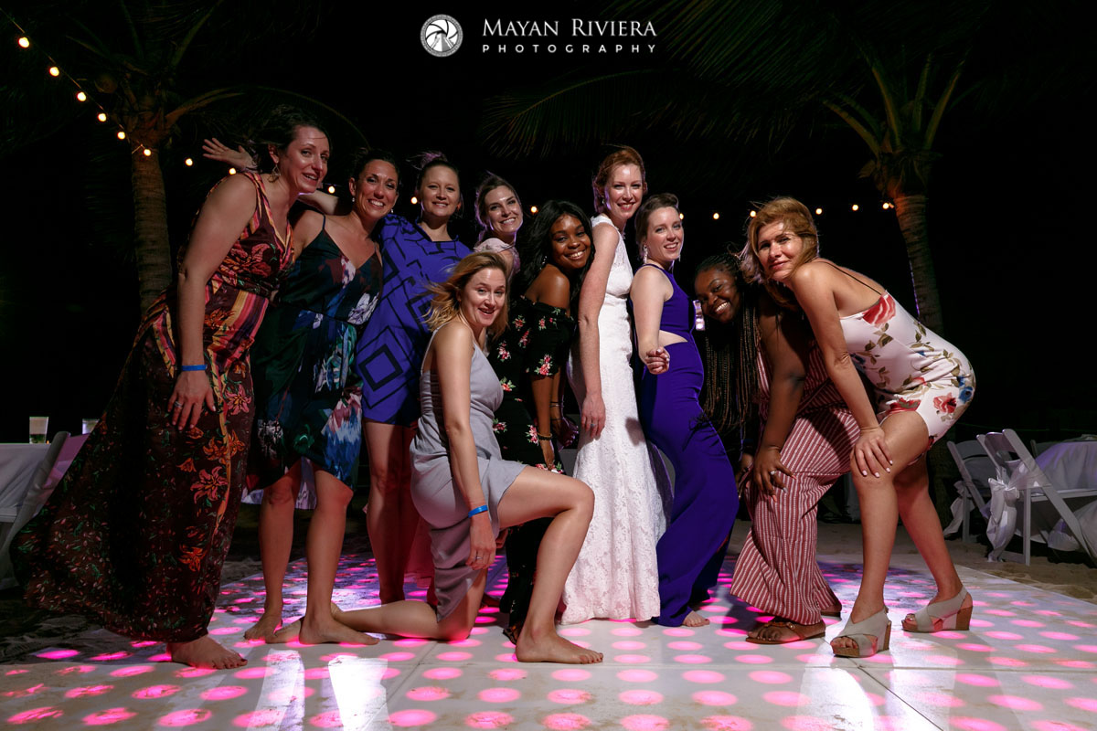 GirlsPosingWithBride
