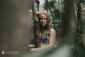 SaraLeansOnJungleTree