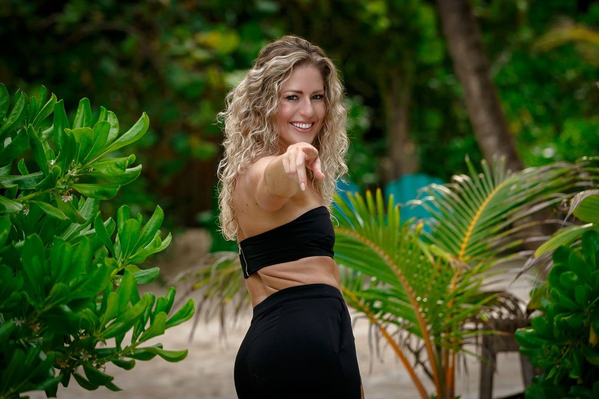 SmilingGirlInJungle