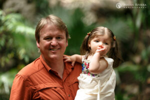 SmilingDadHoldsLilSister