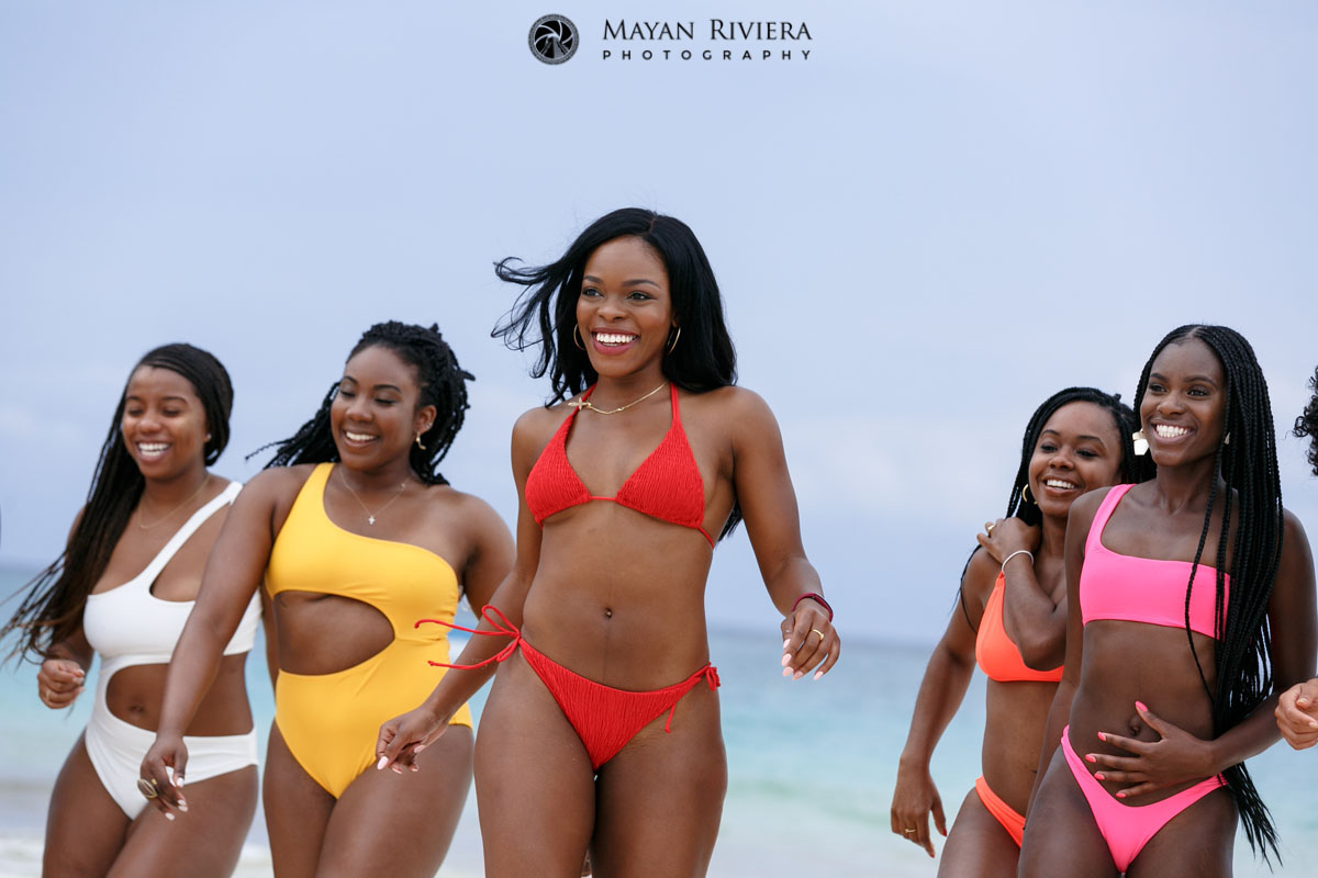 EntourageOfBestiesStrutTheirStuffOnBeach