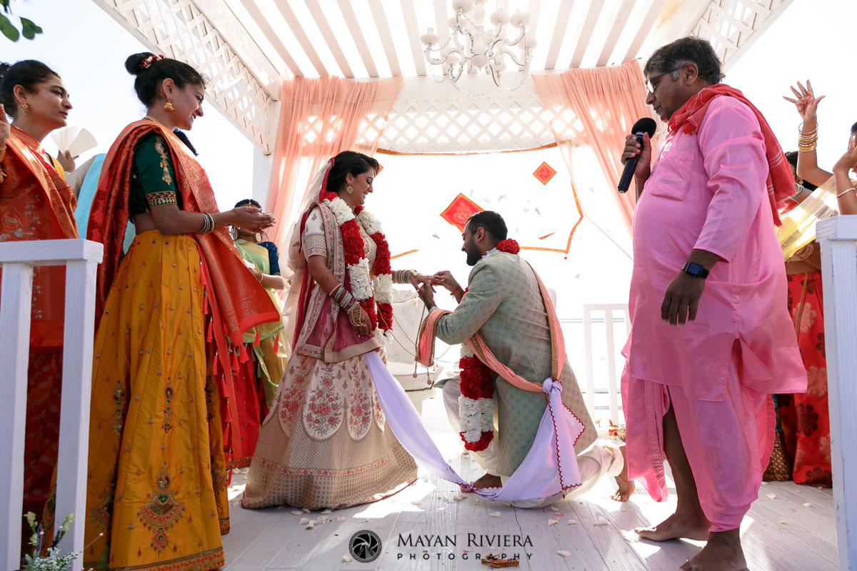 HinduGroomPutsARingOnBride