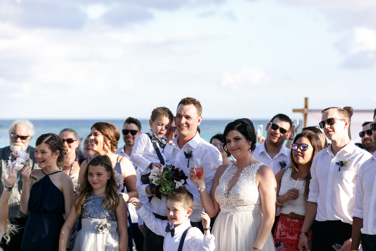 GuestsCongratulateNewlyweds