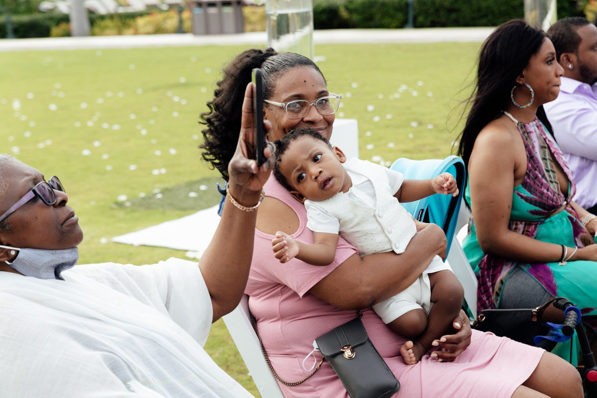 WeddingGuestsWatchCeremony