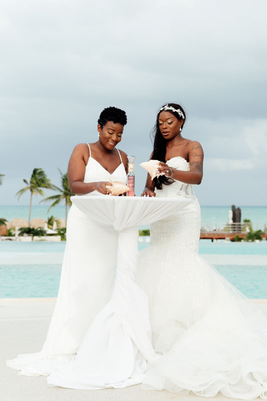 BridesPerformSandCeremony