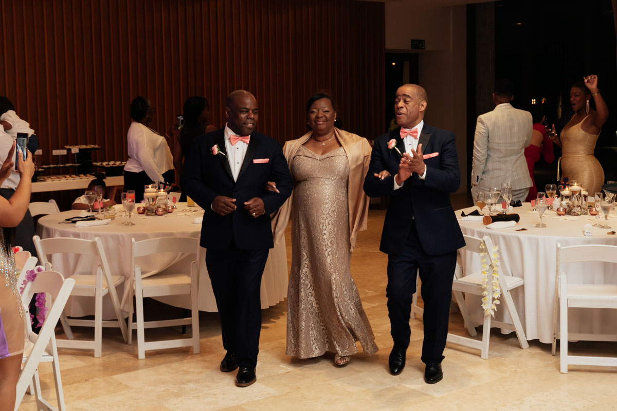 DreamsPlayaMujeresWeddingReceptionParentsWalkIn