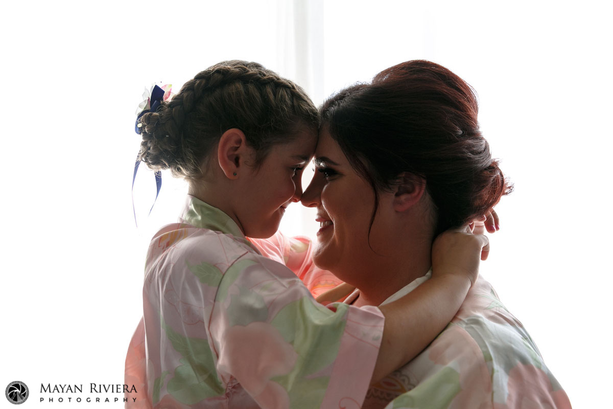 BrideTeriEmbracesFlowerGirlEmma