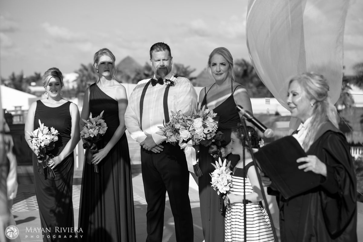 WeddingPartyAndOfficiantAtCeremony