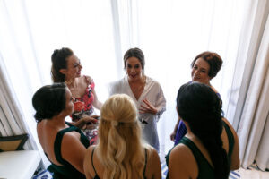 HelpingBrideMichelleGetReady