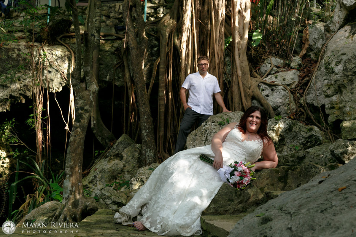 ORPBrideTeriLoungesOnCenoteRock