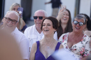 WeddingGuestsLaughing