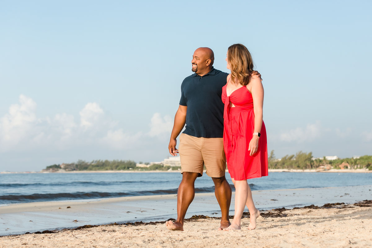 RyannAndWifeOnBeachWalkAtPuntaEsmeralda