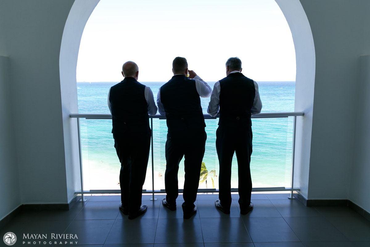 LukesTeamOnBalconyWithBeverages