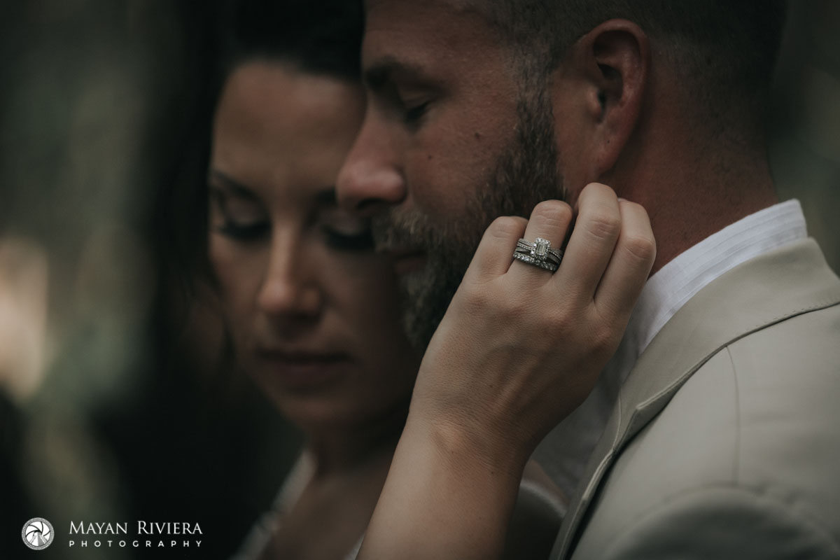 AzulFivesWeddingCouplePoseTogetherShowingRing