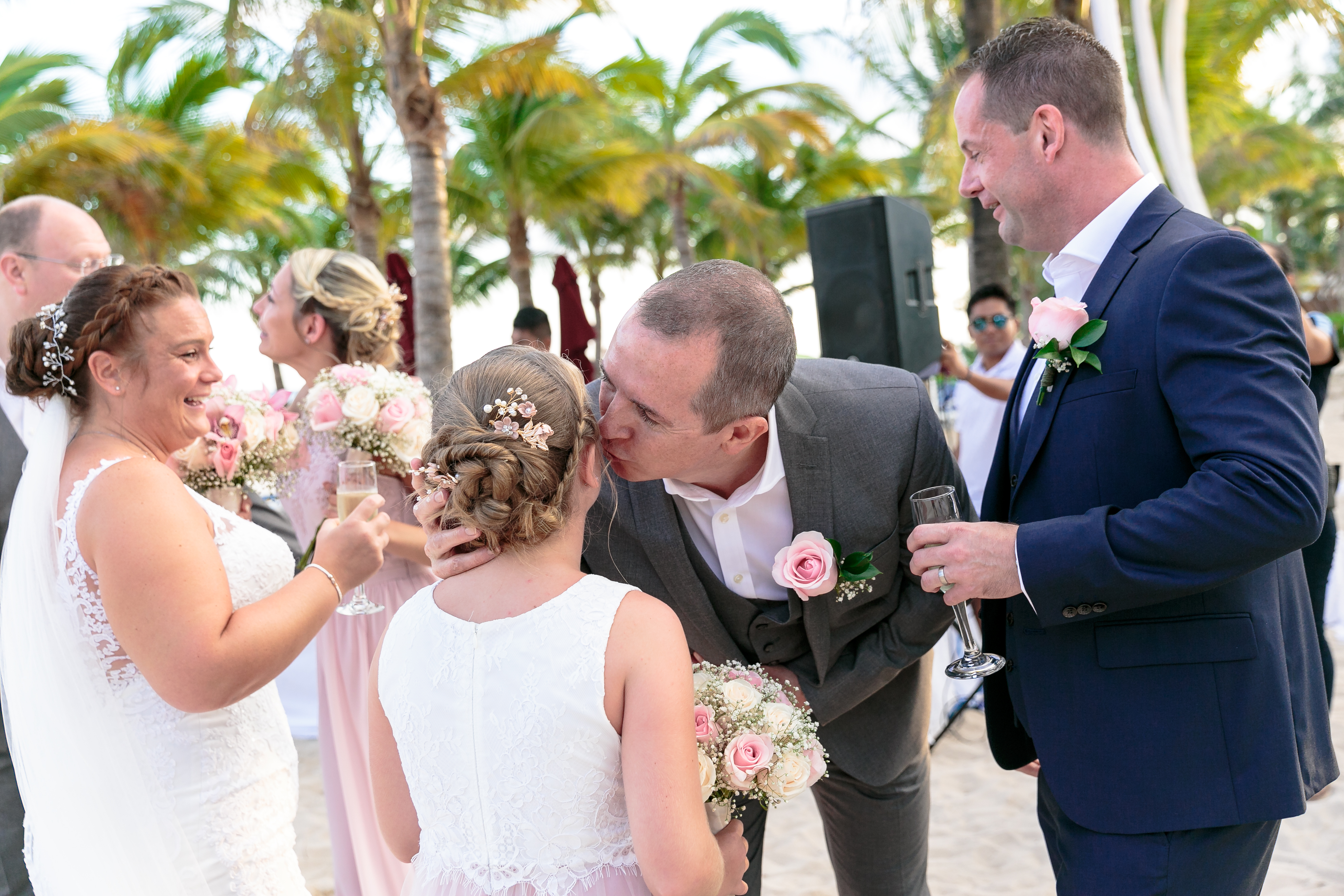 CongratulationAzulBeachNewlyweds