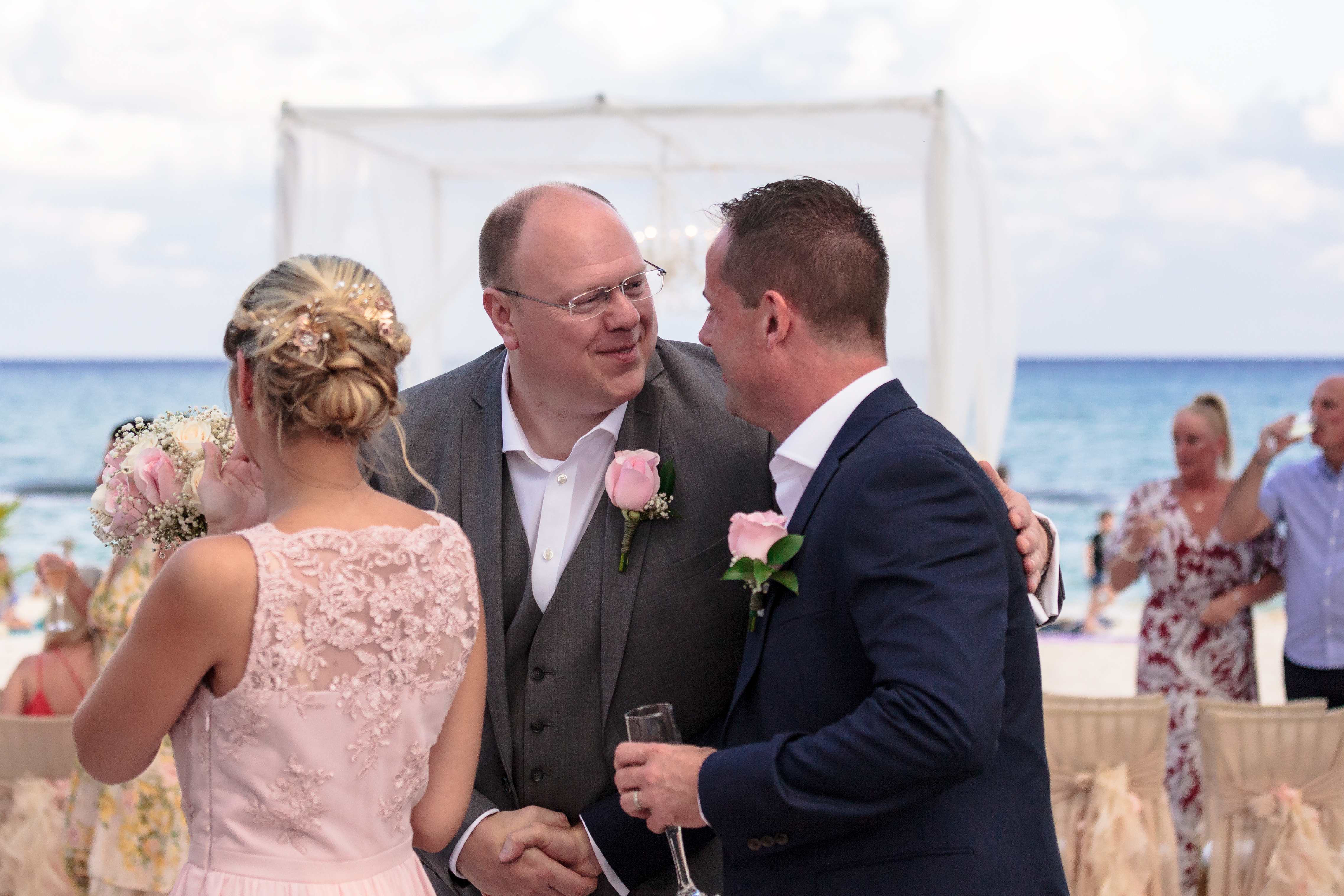 CongratulationAzulBeachNewlyweds