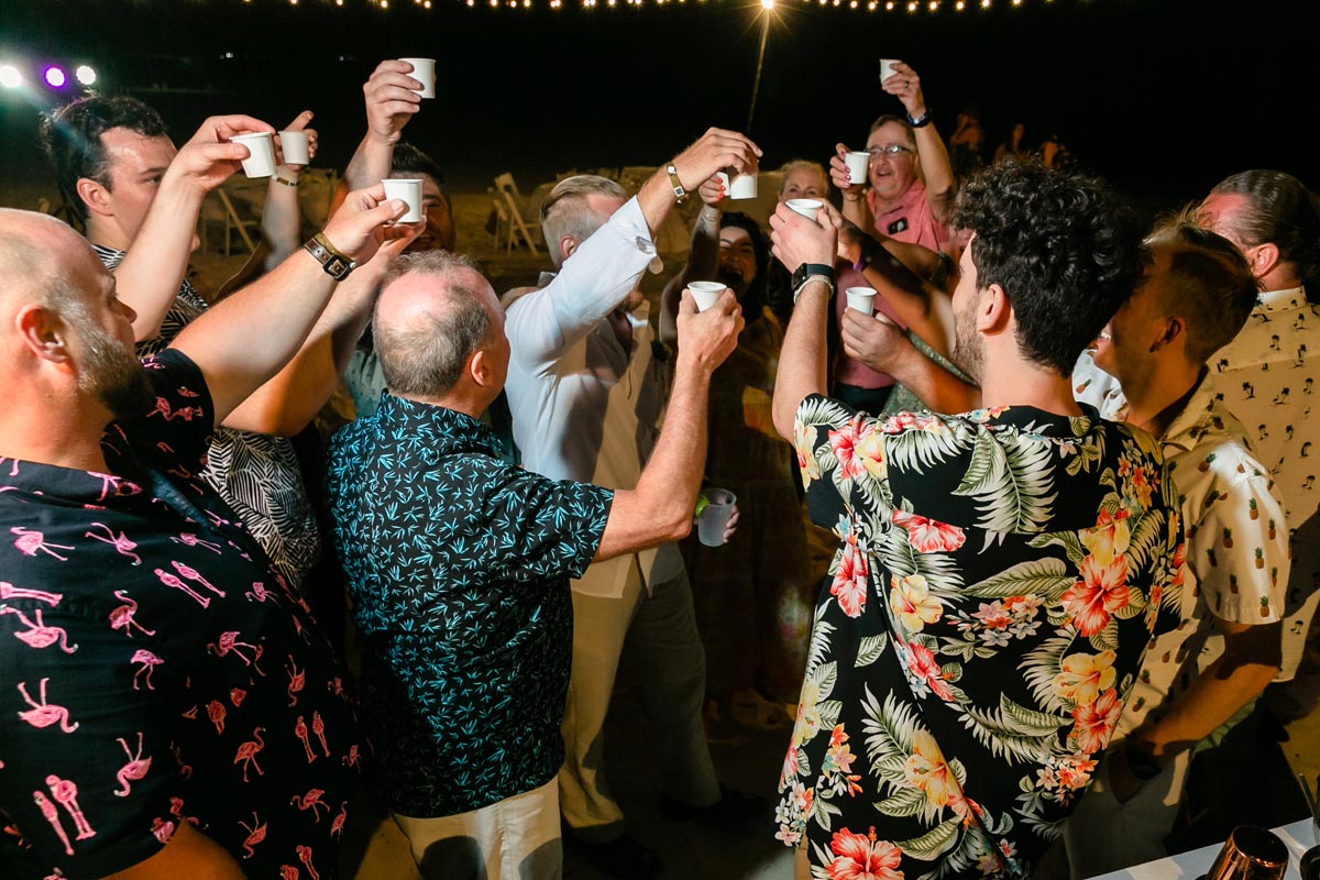 SandosPlayacarReceptionGuestsRaiseShots