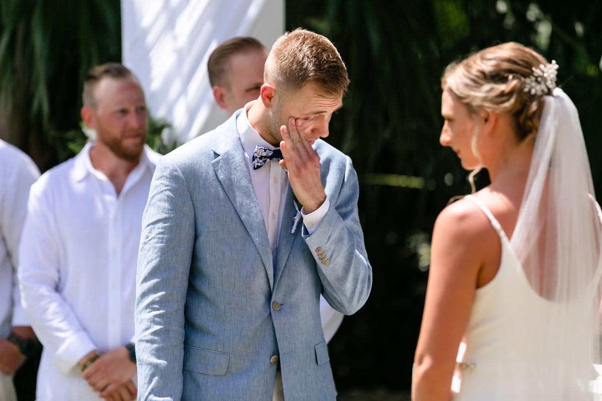 EmotionalSandosPlayacarGroomAlexWipesFace